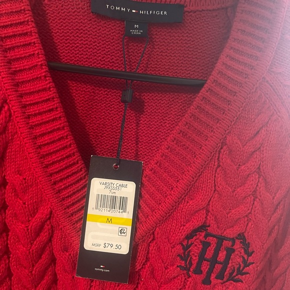 Tommy Hilfiger Varsity Cable Sweater - Picture 2 of 8